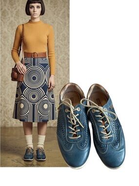 Pikolinos Leather Brogues Size 37 Buttery Soft Leather Walking Shoes